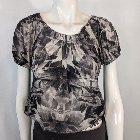 Cleo Puffed Sleeve Blouse (like new) - Picture 1 of 4